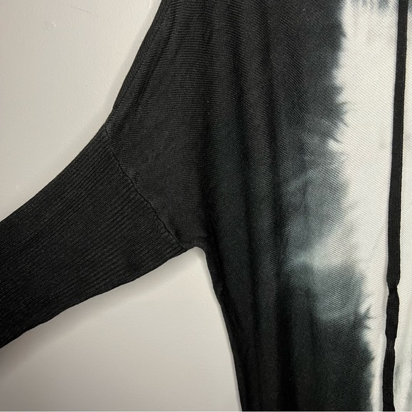 Stitchdrop Tie Dye Hooded Sweater in Black/White L - Picture 8 of 9